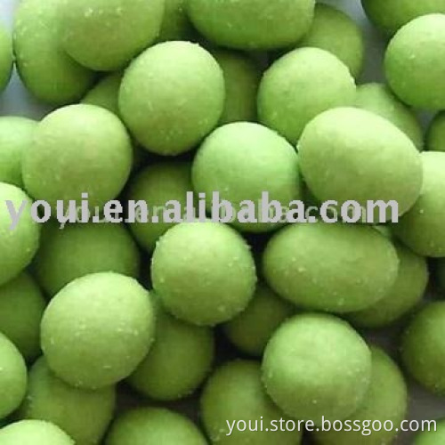 Wasabi coated soy beans